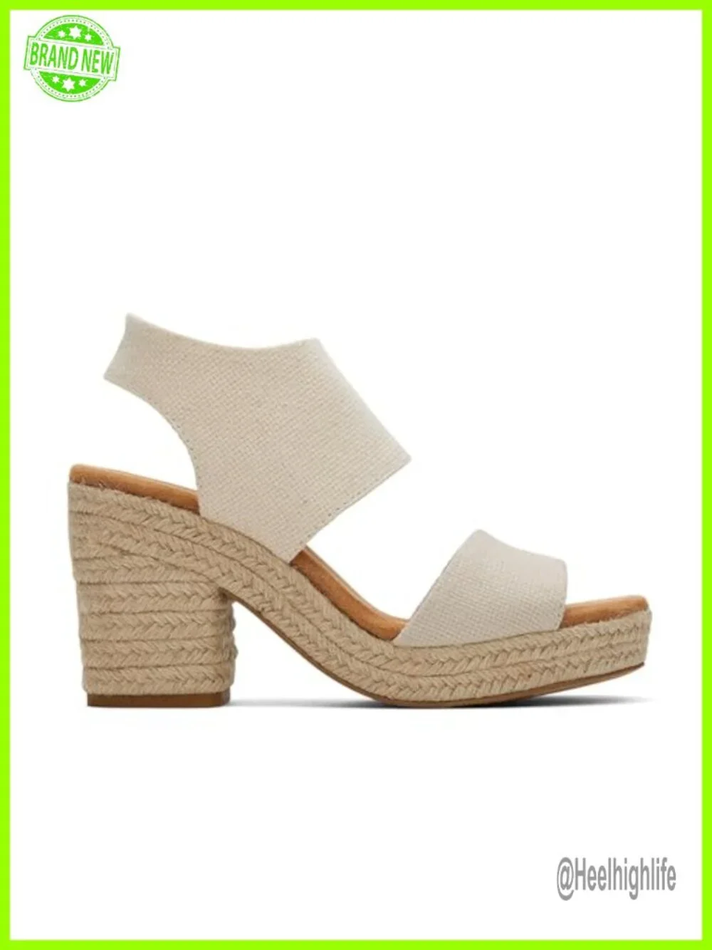 TOMS Women's Majorca Platform Sandal, Textile Upper